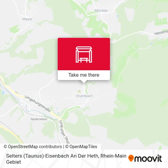 Карта Selters (Taunus)-Eisenbach An Der Heth