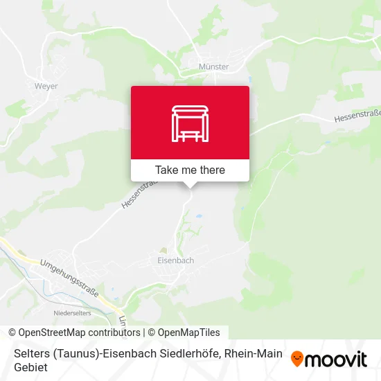 Карта Selters (Taunus)-Eisenbach Siedlerhöfe