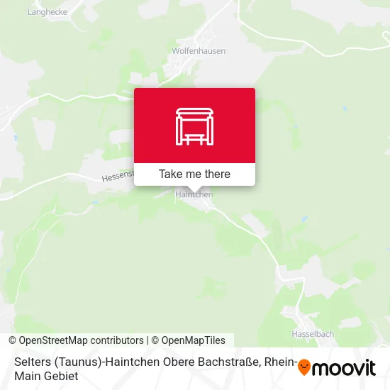 Карта Selters (Taunus)-Haintchen Obere Bachstraße