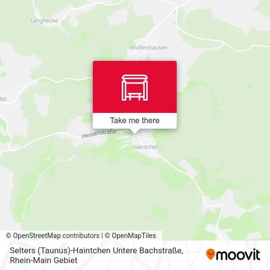Карта Selters (Taunus)-Haintchen Untere Bachstraße
