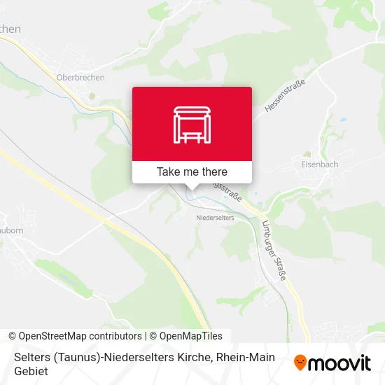 Карта Selters (Taunus)-Niederselters Kirche