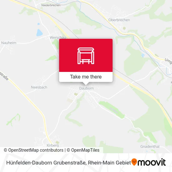 Карта Hünfelden-Dauborn Grubenstraße