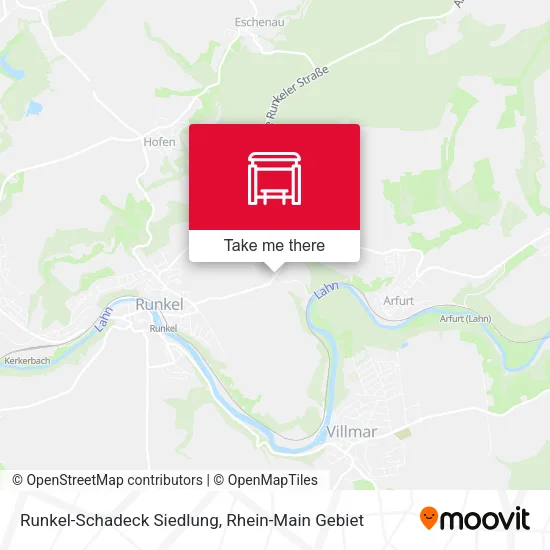 Карта Runkel-Schadeck Siedlung