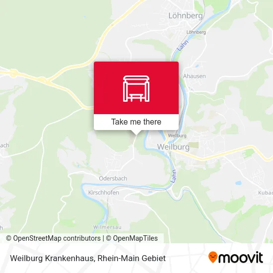 Карта Weilburg Krankenhaus
