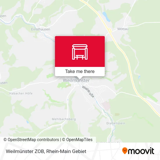 Карта Weilmünster ZOB