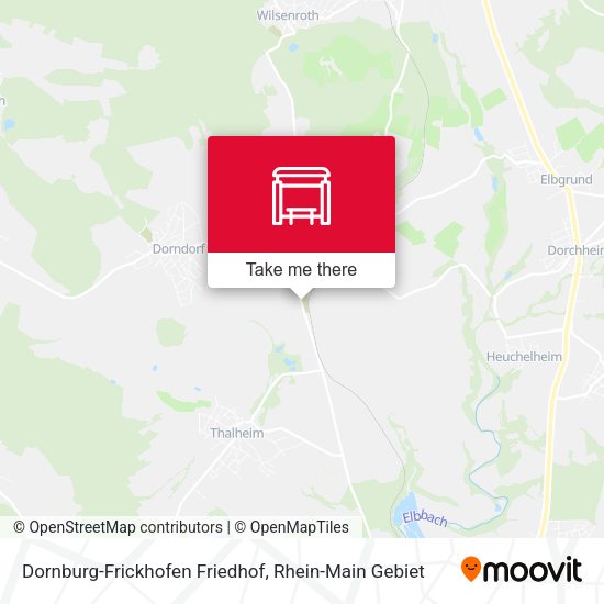 Dornburg-Frickhofen Friedhof map