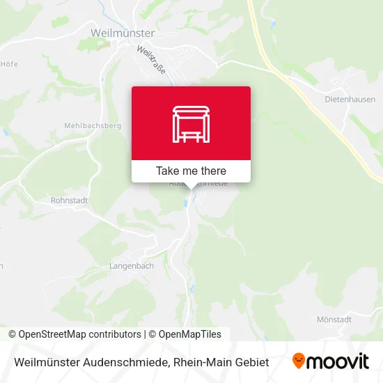 Карта Weilmünster Audenschmiede