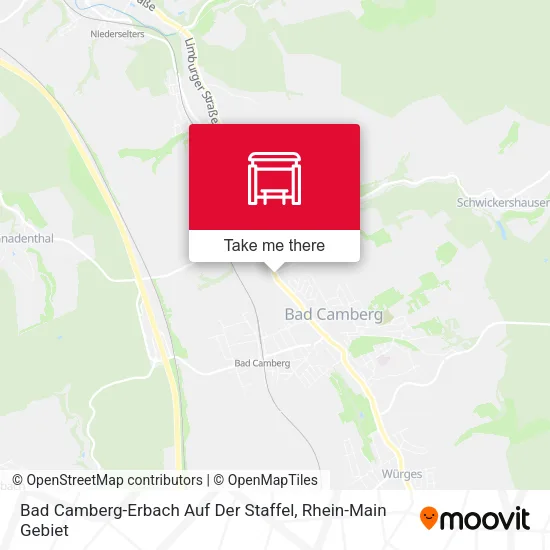 Карта Bad Camberg-Erbach Auf Der Staffel