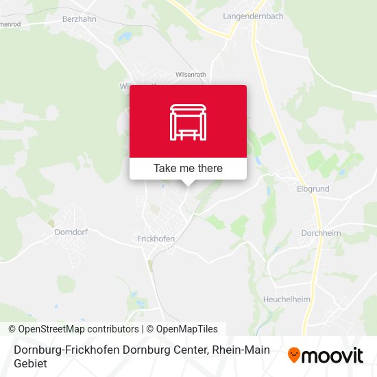 Dornburg-Frickhofen Dornburg Center map