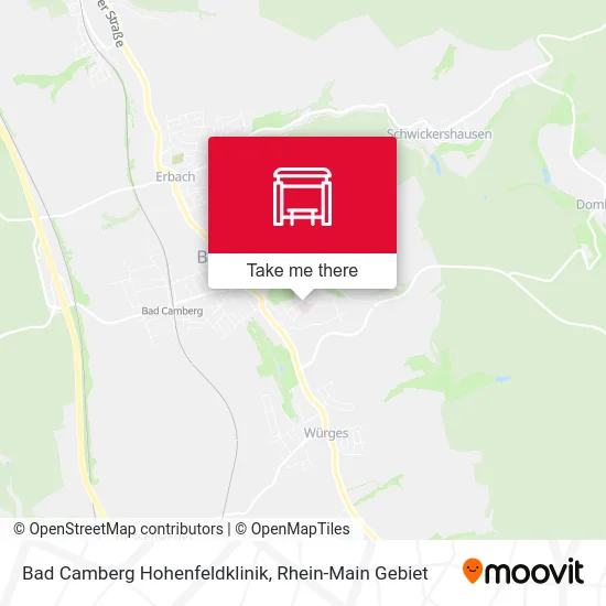 Карта Bad Camberg Hohenfeldklinik