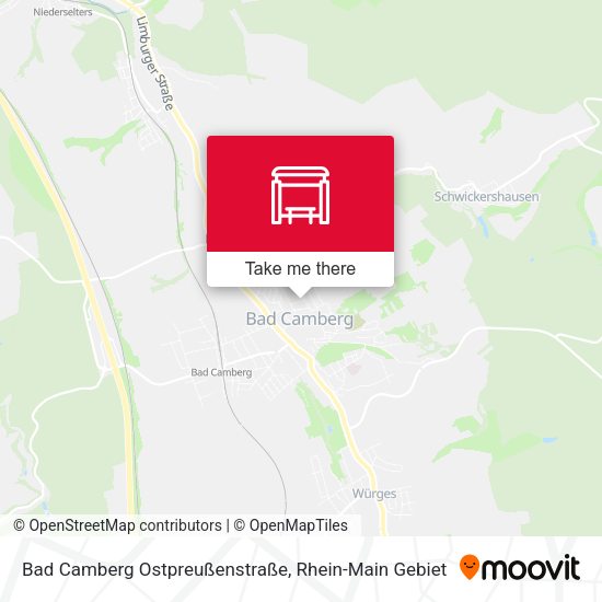 Bad Camberg Ostpreußenstraße map