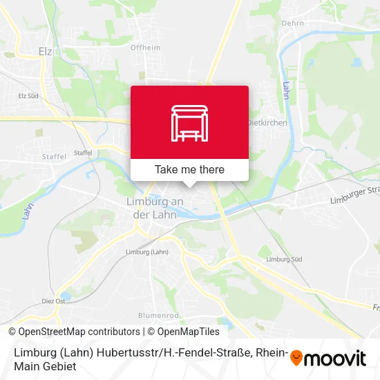 Карта Limburg (Lahn) Hubertusstr / H.-Fendel-Straße