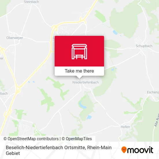 Карта Beselich-Niedertiefenbach Ortsmitte