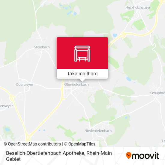 Карта Beselich-Obertiefenbach Apotheke