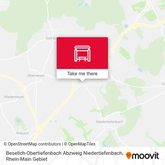 Карта Beselich-Obertiefenbach Abzweig Niedertiefenbach