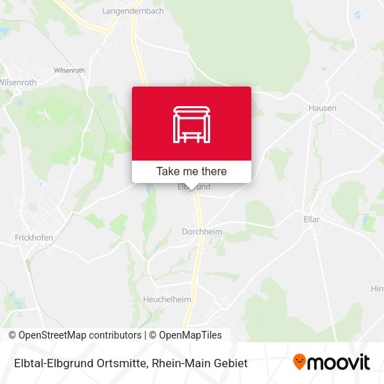 Карта Elbtal-Elbgrund Ortsmitte