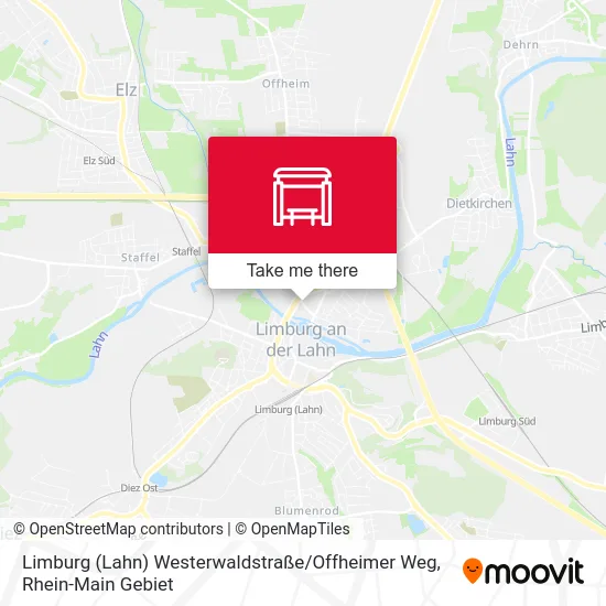 Карта Limburg (Lahn) Westerwaldstraße / Offheimer Weg