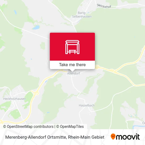 Merenberg-Allendorf Ortsmitte map