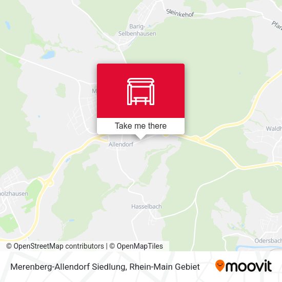 Merenberg-Allendorf Siedlung map