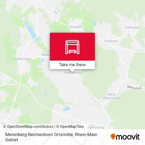 Карта Merenberg-Reichenborn Ortsmitte
