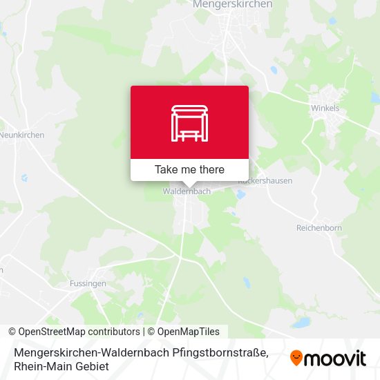 Mengerskirchen-Waldernbach Pfingstbornstraße map