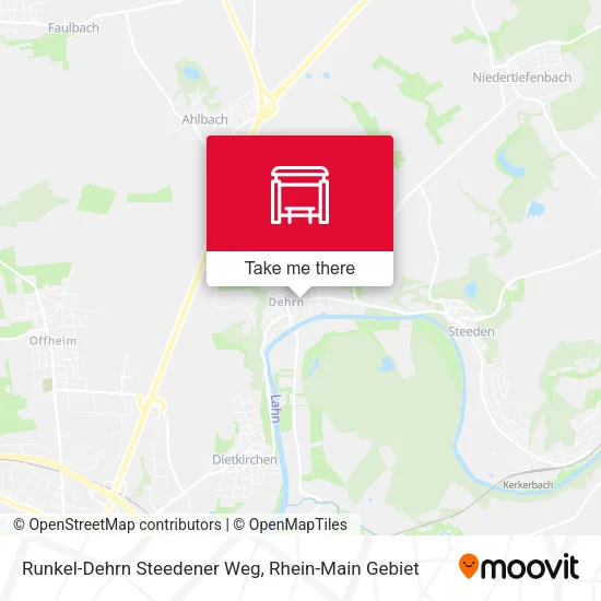 Карта Runkel-Dehrn Steedener Weg