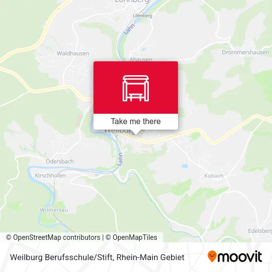 Карта Weilburg Berufsschule/Stift