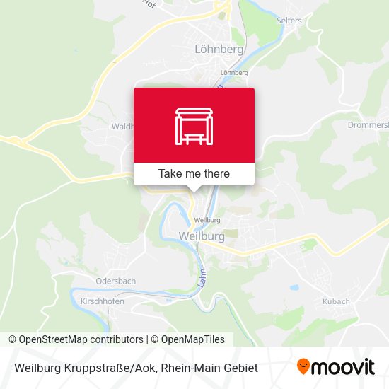 Weilburg Kruppstraße/Aok map