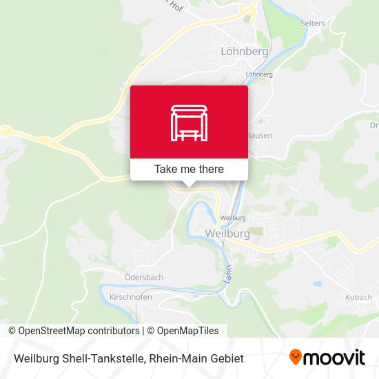 Weilburg Shell-Tankstelle map