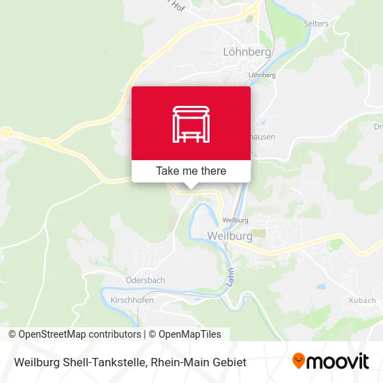 Weilburg Shell-Tankstelle map