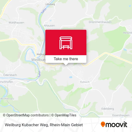 Карта Weilburg Kubacher Weg