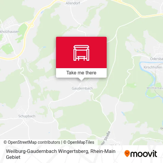 Карта Weilburg-Gaudernbach Wingertsberg
