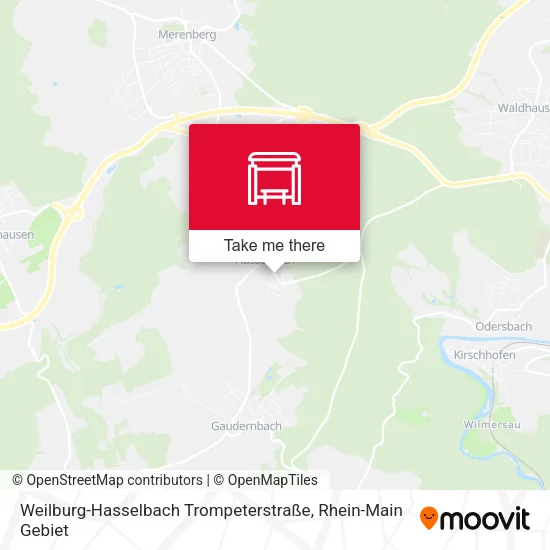 Карта Weilburg-Hasselbach Trompeterstraße