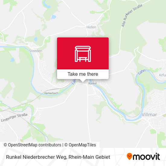 Карта Runkel Niederbrecher Weg