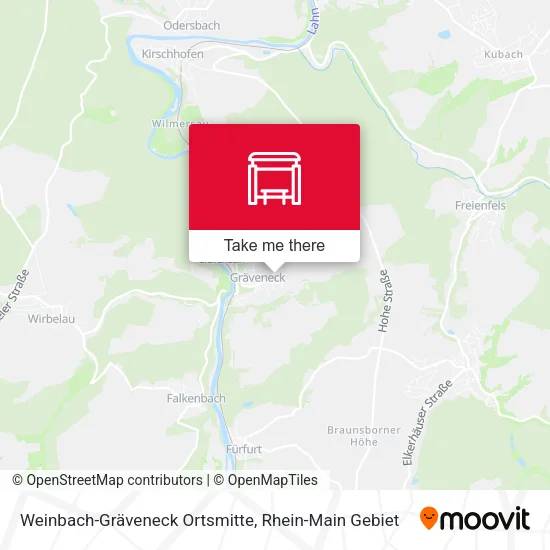 Карта Weinbach-Gräveneck Ortsmitte