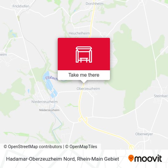 Hadamar-Oberzeuzheim Nord map