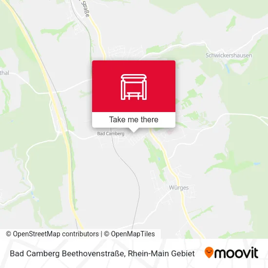 Карта Bad Camberg Beethovenstraße