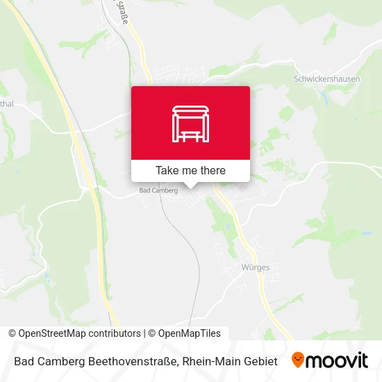 Карта Bad Camberg Beethovenstraße