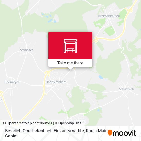 Beselich-Obertiefenbach Einkaufsmärkte map