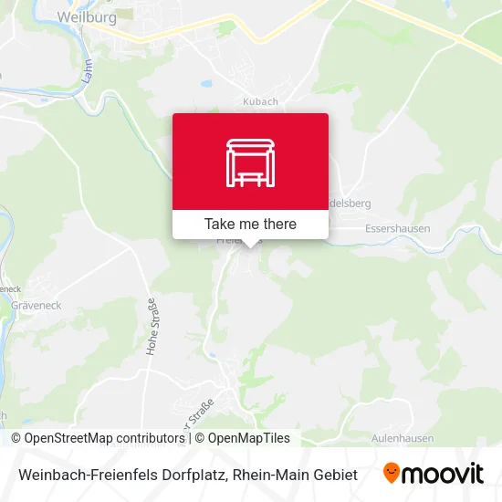Карта Weinbach-Freienfels Dorfplatz