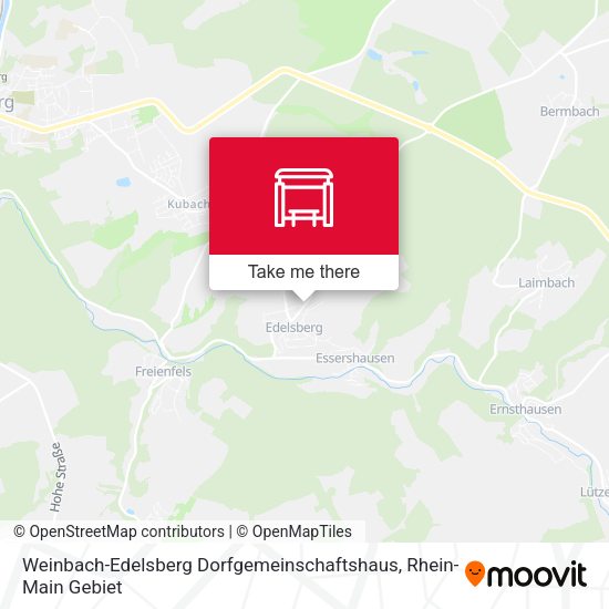 Weinbach-Edelsberg Dorfgemeinschaftshaus map