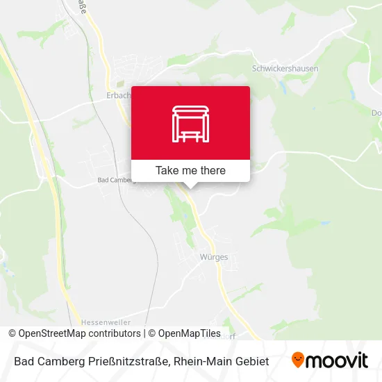 Карта Bad Camberg Prießnitzstraße