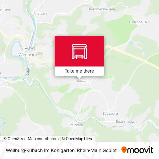 Карта Weilburg-Kubach Im Kohlgarten