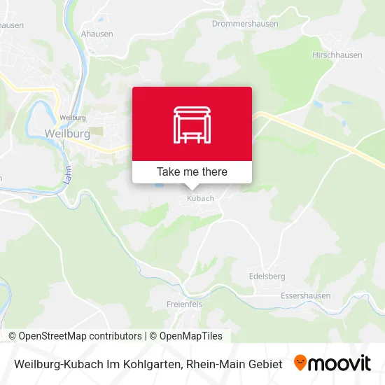 Карта Weilburg-Kubach Im Kohlgarten