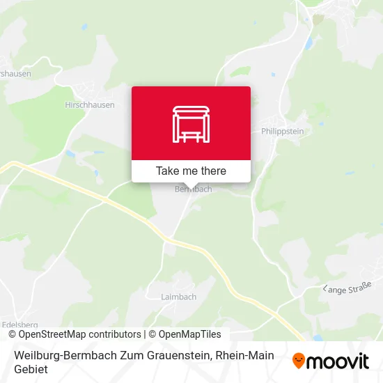 Карта Weilburg-Bermbach Zum Grauenstein