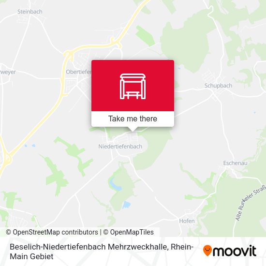 Beselich-Niedertiefenbach Mehrzweckhalle map