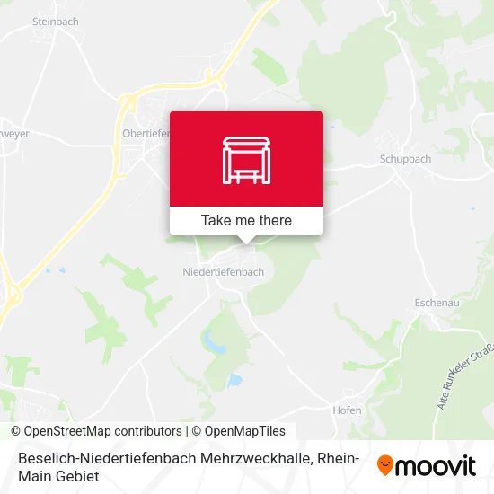 Карта Beselich-Niedertiefenbach Mehrzweckhalle