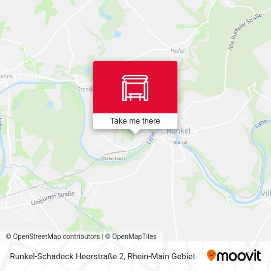 Карта Runkel-Schadeck Heerstraße 2
