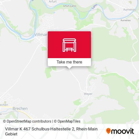 Villmar K 467 Schulbus-Haltestelle 2 map