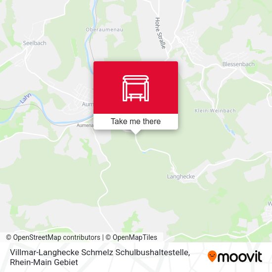 Villmar-Langhecke Schmelz Schulbushaltestelle map